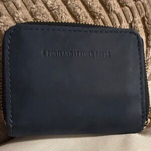Portland Leather Midnight blue Wallet